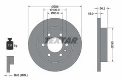 2x Bremsscheibe Hinterachse für MERCEDES-BENZ SPRINTER 3-t Tourer Bus Kasten