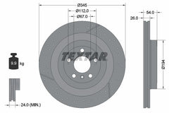 2x Bremsscheibe Hinterachse für MERCEDES-BENZ GL-KLASSE GLE Coupe GLS M-KLASSE