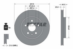 2x Bremsscheibe Hinterachse für OPEL INSIGNIA B Grand Sport Sports Tourer