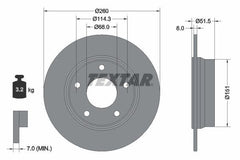 2x Bremsscheibe Hinterachse für RENAULT ARKANA I
