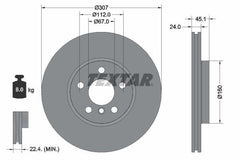 2x Bremsscheibe Vorderachse für BMW MINI 1 2 Active Tourer X1 X2 COUNTRYMAN