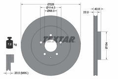 2x Bremsscheibe Hinterachse für MAZDA CX-60 CX-80