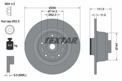 2x Bremsscheibe Hinterachse für RENAULT MEGANE IV Schrägheck