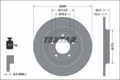 2x Bremsscheibe Hinterachse für HYUNDAI KIA KONA TUCSON SPORTAGE V