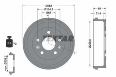 2x Bremstrommel Hinterachse für NISSAN RENAULT DACIA JUKE DUSTER Kasten/SUV