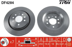 2x Bremsscheibe Hinterachse für FIAT OPEL SAAB CADILLAC CROMA SIGNUM CC VECTRA