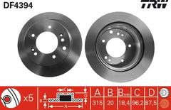 2x Bremsscheibe Hinterachse für KIA SORENTO I VAN