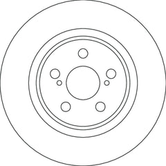 2x Bremsscheibe Vorderachse für TOYOTA YARIS