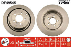 2x Bremsscheibe Hinterachse für LAND ROVER RANGE III