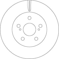 2x Bremsscheibe Vorderachse für TOYOTA PRIUS PHV
