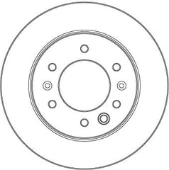 2x Bremsscheibe Hinterachse für HYUNDAI H350 Bus Kasten Pritsche/Fahrgestell