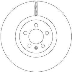 2x Bremsscheibe Vorderachse für VW POLO VI