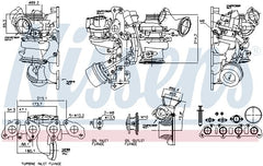 Turbolader Abgasturbolader für VOLVO S60 II Cross Country S80 S90 V40