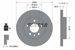 2x Bremsscheibe Hinterachse für MAN VW TGE Kasten Pritsche/Fahrgestell Bus