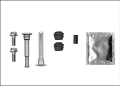 Führungshülsensatz Bremssattel Vorderachse für TOYOTA VW HILUX VII Pick-up