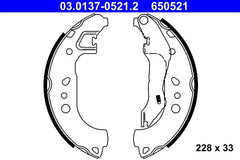 Bremsbackensatz Hinterachse für SEAT SKODA TOLEDO IV RAPID Spaceback ROOMSTER