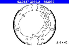 Bremsbackensatz Feststellbremse Hinterachse für KIA CARNIVAL / GRAND III