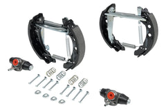 Bremsbackensatz Hinterachse für AUDI VW 80 B2 Stufenheck COUPE DERBY GOLF I