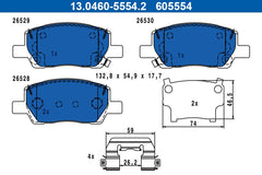 Bremsbelagsatz Scheibenbremse Vorderachse für HYUNDAI i10 III