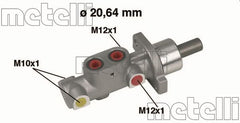 Hauptbremszylinder für PEUGEOT 206 Schrägheck SW Stufenheck 306 Cabriolet Van