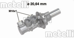 Hauptbremszylinder für CITROËN PEUGEOT TOYOTA C1 107 AYGO
