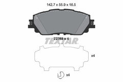 Bremsbelagsatz Scheibenbremse Vorderachse für TOYOTA LEXUS CAMRY C-HR PRIUS RAV
