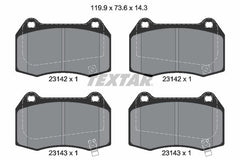 Bremsbelagsatz Scheibenbremse Vorderachse für HONDA NISSAN CIVIC VIII