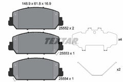 Bremsbelagsatz Scheibenbremse für HONDA ACURA