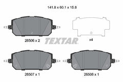 Bremsbelagsatz Scheibenbremse Vorderachse für MAZDA MX-30