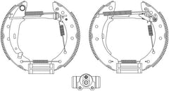 Bremsbackensatz Hinterachse für PEUGEOT RENAULT 306 Cabriolet LAGUNA I LOGAN