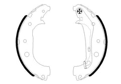 Bremsbackensatz Hinterachse für FORD ECOSPORT