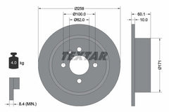 2x Bremsscheibe Hinterachse für BMW 3 Cabriolet Touring
