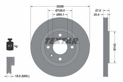 2x Bremsscheibe Vorderachse für CITROËN PEUGEOT BERLINGO / FIRST