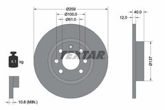 2x Bremsscheibe Vorderachse für VOLVO 440 460 480
