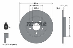 2x Bremsscheibe Hinterachse für FORD JAGUAR MONDEO III Stufenheck Turnier
