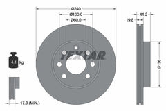 2x Bremsscheibe Vorderachse für OPEL CORSA C Kasten/Schrägheck