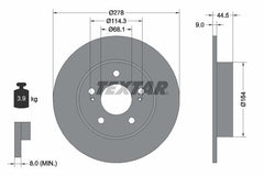 2x Bremsscheibe Hinterachse für NISSAN INFINITI CEFIRO II Stufenheck III MAXIMA