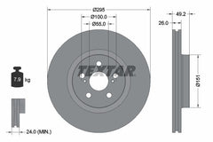 2x Bremsscheibe Vorderachse für TOYOTA AVENSIS Stufenheck Kombi
