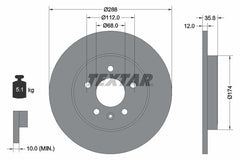 2x Bremsscheibe Hinterachse für AUDI SEAT A4 B7 Cabriolet Avant EXEO ST
