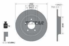 2x Bremsscheibe Hinterachse für MAZDA 5