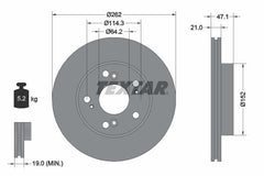 2x Bremsscheibe Vorderachse für HONDA CIVIC VII Hatchback VIII Stufenheck IX