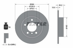 2x Bremsscheibe Hinterachse für MINI COUNTRYMAN PACEMAN