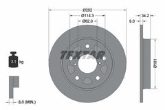 2x Bremsscheibe Hinterachse für SUZUKI SWIFT V