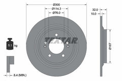 2x Bremsscheibe Hinterachse für HYUNDAI KIA KONA Kasten/SUV NIRO I OPTIMA