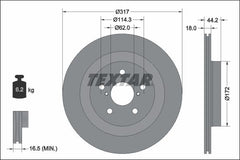 2x Bremsscheibe Hinterachse für SUZUKI TOYOTA LEXUS ACROSS RAV 4 V VAN UX
