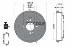2x Bremstrommel Hinterachse für HYUNDAI KIA ACCENT III Stufenheck i10 I II i20