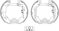 Bremsbackensatz Hinterachse für OPEL AGILA