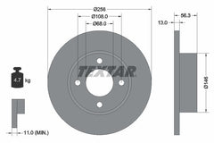 2x Bremsscheibe Vorderachse für AUDI 80 B4 Stufenheck Avant