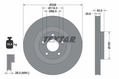 2x Bremsscheibe Vorderachse für MAZDA CX-60