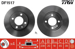 2x Bremsscheibe Vorderachse für AUDI SEAT VW 80 B1 Stufenheck B2 B3 90 COUPE